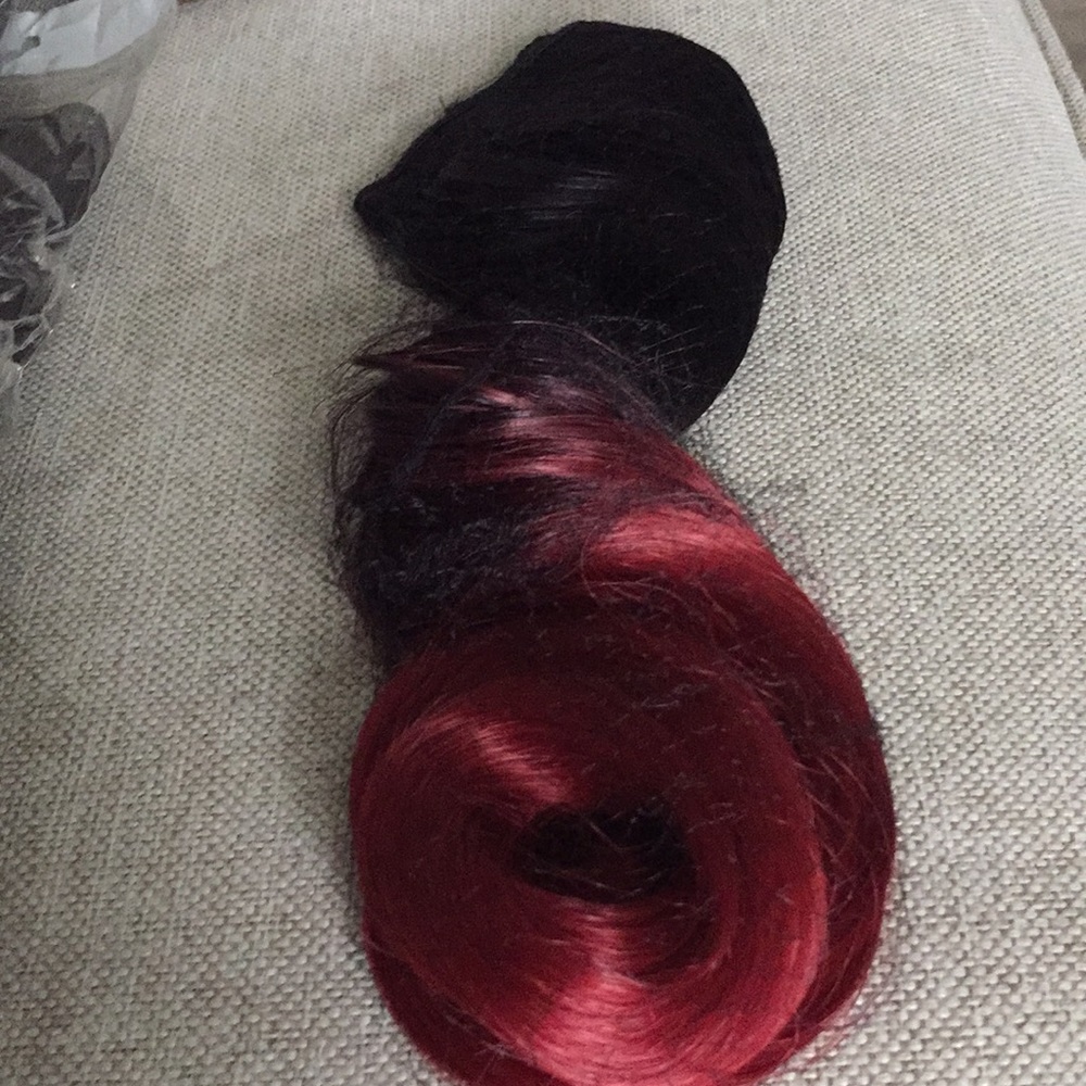 New ombré black and red hair extensions - Picture 6 of 8